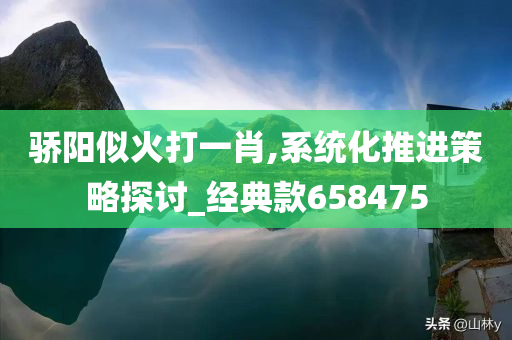 骄阳似火打一肖,系统化推进策略探讨_经典款658475