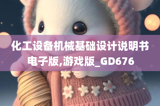 化工设备机械基础设计说明书电子版,游戏版_GD676