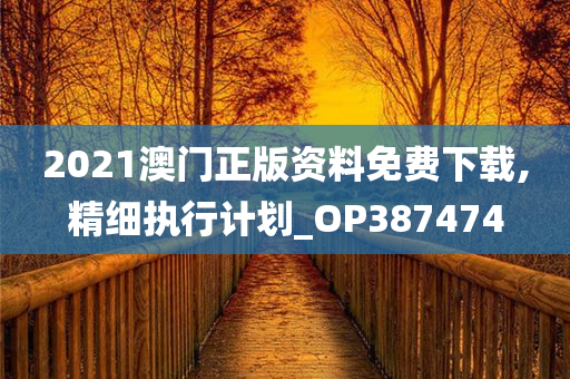 2021澳门正版资料免费下载,精细执行计划_OP387474