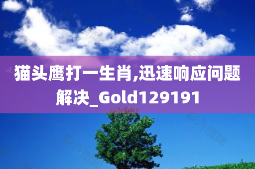 猫头鹰打一生肖,迅速响应问题解决_Gold129191