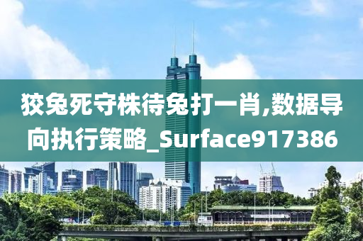 狡兔死守株待兔打一肖,数据导向执行策略_Surface917386