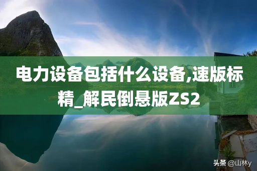 电力设备包括什么设备,速版标精_解民倒悬版ZS2