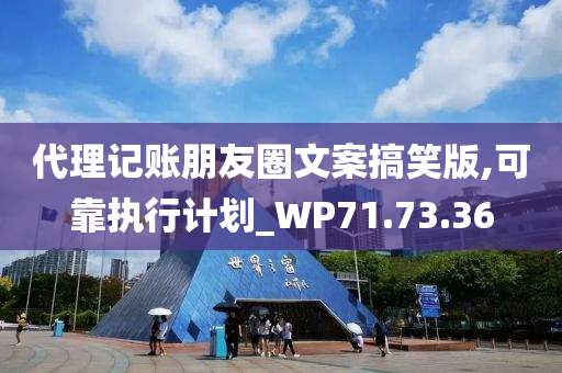 代理记账朋友圈文案搞笑版,可靠执行计划_WP71.73.36