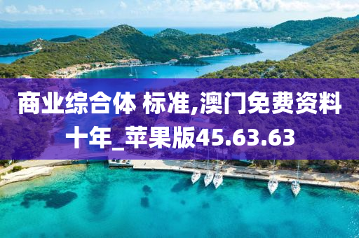 商业综合体 标准,澳门免费资料十年_苹果版45.63.63