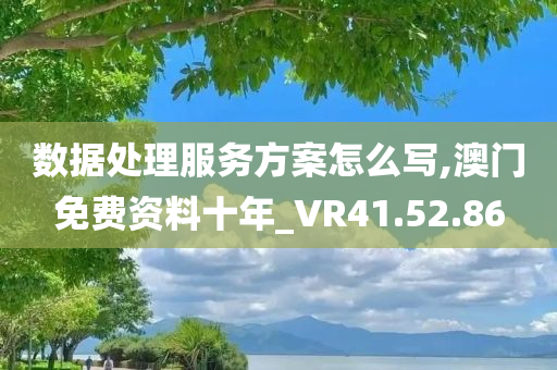 数据处理服务方案怎么写,澳门免费资料十年_VR41.52.86