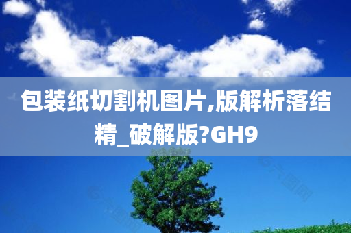 包装纸切割机图片,版解析落结精_破解版?GH9