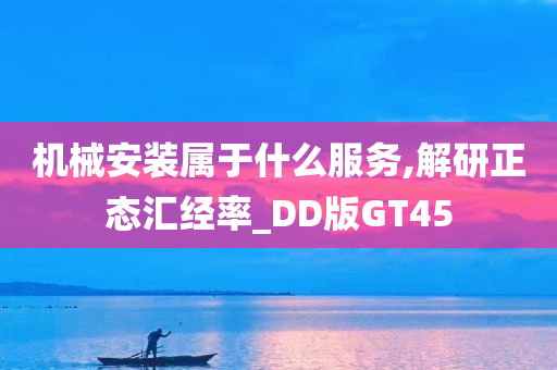 机械安装属于什么服务,解研正态汇经率_DD版GT45