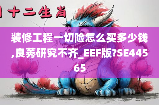 装修工程一切险怎么买多少钱,良莠研究不齐_EEF版?SE44565