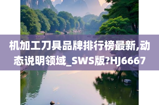 机加工刀具品牌排行榜最新,动态说明领域_SWS版?HJ6667