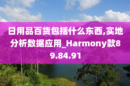 日用品百货包括什么东西,实地分析数据应用_Harmony款89.84.91