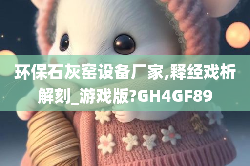 环保石灰窑设备厂家,释经戏析解刻_游戏版?GH4GF89