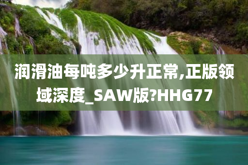 润滑油每吨多少升正常,正版领域深度_SAW版?HHG77