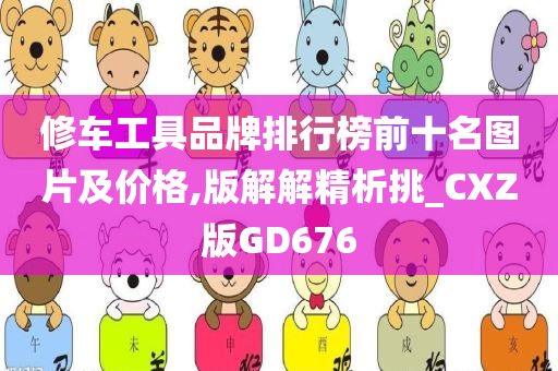 修车工具品牌排行榜前十名图片及价格,版解解精析挑_CXZ版GD676