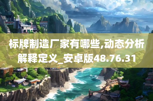 标牌制造厂家有哪些,动态分析解释定义_安卓版48.76.31