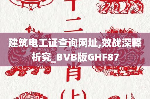 建筑电工证查询网址,效战深释析究_BVB版GHF87