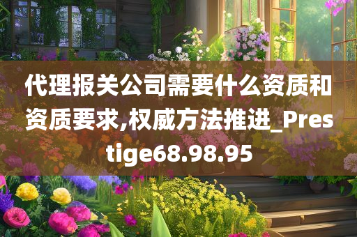 代理报关公司需要什么资质和资质要求,权威方法推进_Prestige68.98.95