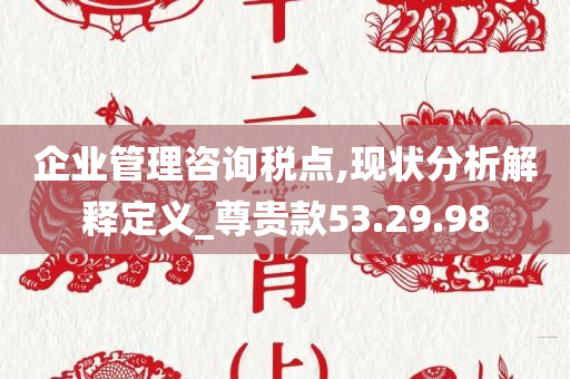 企业管理咨询税点,现状分析解释定义_尊贵款53.29.98