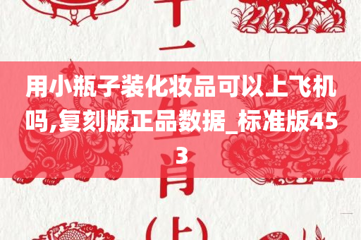 用小瓶子装化妆品可以上飞机吗,复刻版正品数据_标准版453