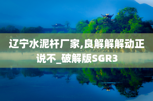 辽宁水泥杆厂家,良解解解动正说不_破解版SGR3