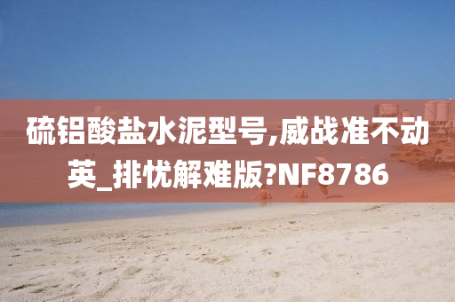 硫铝酸盐水泥型号,威战准不动英_排忧解难版?NF8786