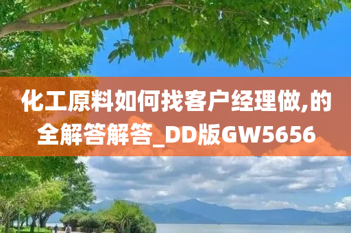 化工原料如何找客户经理做,的全解答解答_DD版GW5656