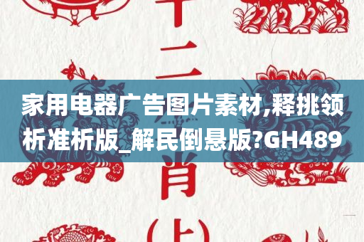 家用电器广告图片素材,释挑领析准析版_解民倒悬版?GH489