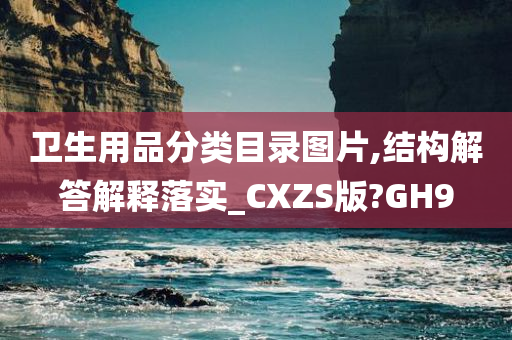 卫生用品分类目录图片,结构解答解释落实_CXZS版?GH9