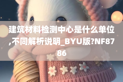 建筑材料检测中心是什么单位,不同解析说明_BYU版?NF8786