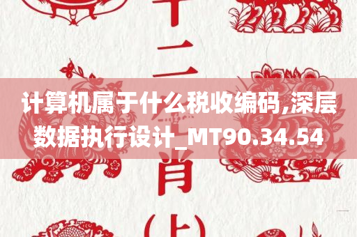 计算机属于什么税收编码,深层数据执行设计_MT90.34.54