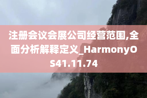 注册会议会展公司经营范围,全面分析解释定义_HarmonyOS41.11.74