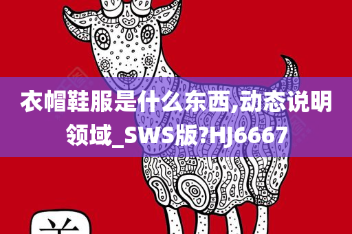 衣帽鞋服是什么东西,动态说明领域_SWS版?HJ6667