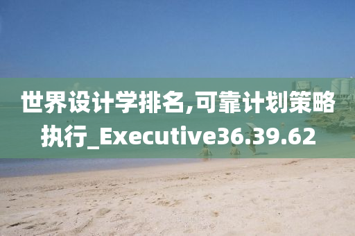 世界设计学排名,可靠计划策略执行_Executive36.39.62