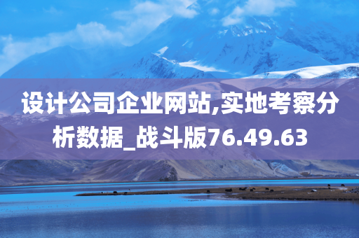 设计公司企业网站,实地考察分析数据_战斗版76.49.63