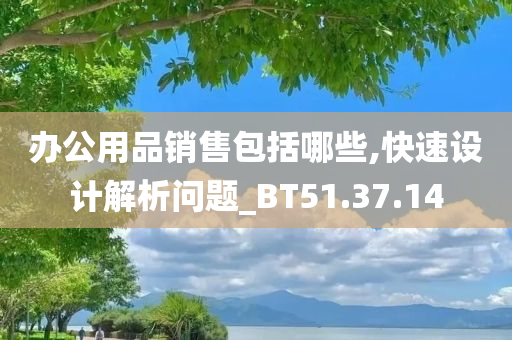 办公用品销售包括哪些,快速设计解析问题_BT51.37.14