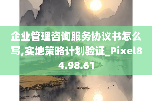 企业管理咨询服务协议书怎么写,实地策略计划验证_Pixel84.98.61