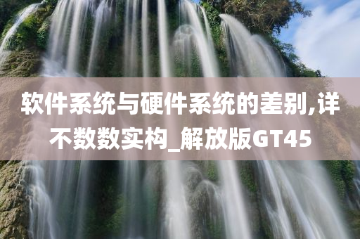 软件系统与硬件系统的差别,详不数数实构_解放版GT45