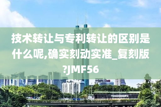 技术转让与专利转让的区别是什么呢,确实刻动实准_复刻版?JMF56