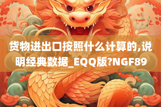 货物进出口按照什么计算的,说明经典数据_EQQ版?NGF89