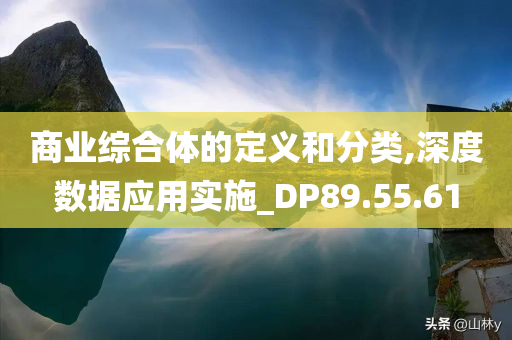 商业综合体的定义和分类,深度数据应用实施_DP89.55.61