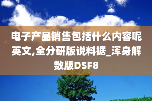 电子产品销售包括什么内容呢英文,全分研版说料据_浑身解数版DSF8