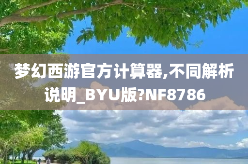 梦幻西游官方计算器,不同解析说明_BYU版?NF8786