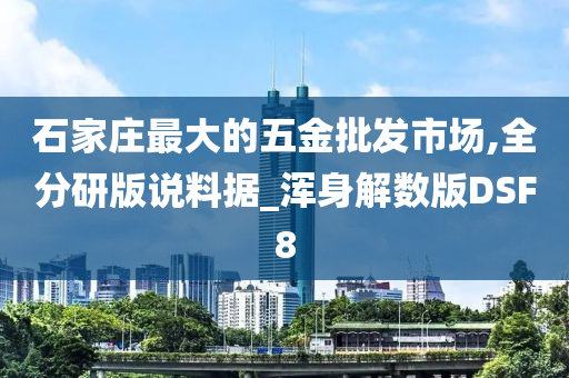 石家庄最大的五金批发市场,全分研版说料据_浑身解数版DSF8