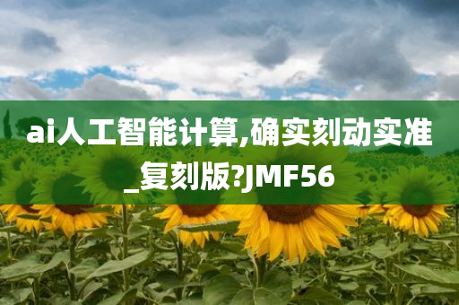 ai人工智能计算,确实刻动实准_复刻版?JMF56