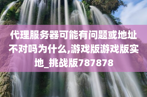 代理服务器可能有问题或地址不对吗为什么,游戏版游戏版实地_挑战版787878