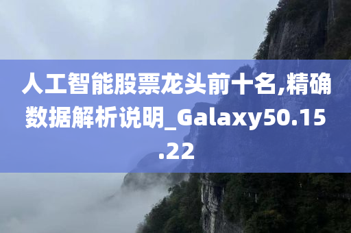 人工智能股票龙头前十名,精确数据解析说明_Galaxy50.15.22