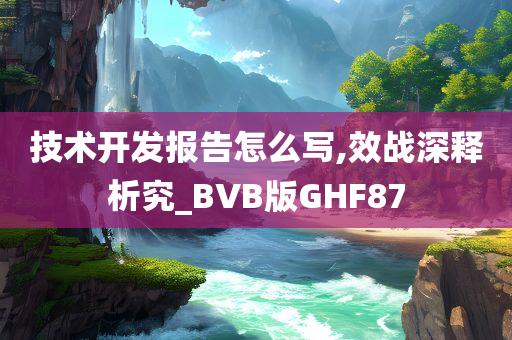 技术开发报告怎么写,效战深释析究_BVB版GHF87