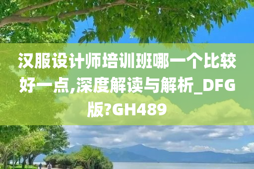 汉服设计师培训班哪一个比较好一点,深度解读与解析_DFG版?GH489