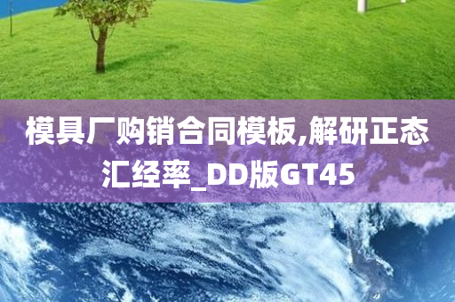 模具厂购销合同模板,解研正态汇经率_DD版GT45