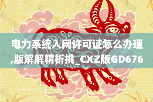 电力系统入网许可证怎么办理,版解解精析挑_CXZ版GD676