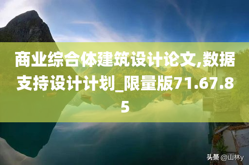 商业综合体建筑设计论文,数据支持设计计划_限量版71.67.85